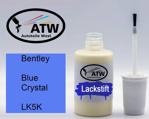 Bentley, Blue Crystal, LK5K: 20ml Lackstift, von ATW Autoteile West.